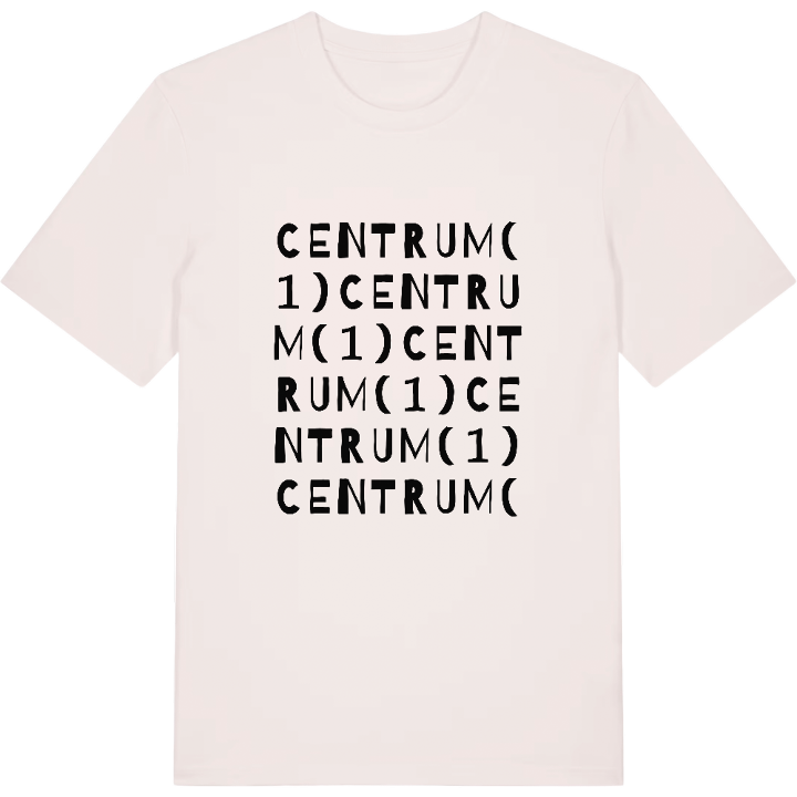 Centrum (1) ordlek t-shirt – t-shirt från PinShirt