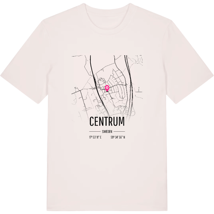 Centrum karta t-shirt – t-shirt från PinShirt
