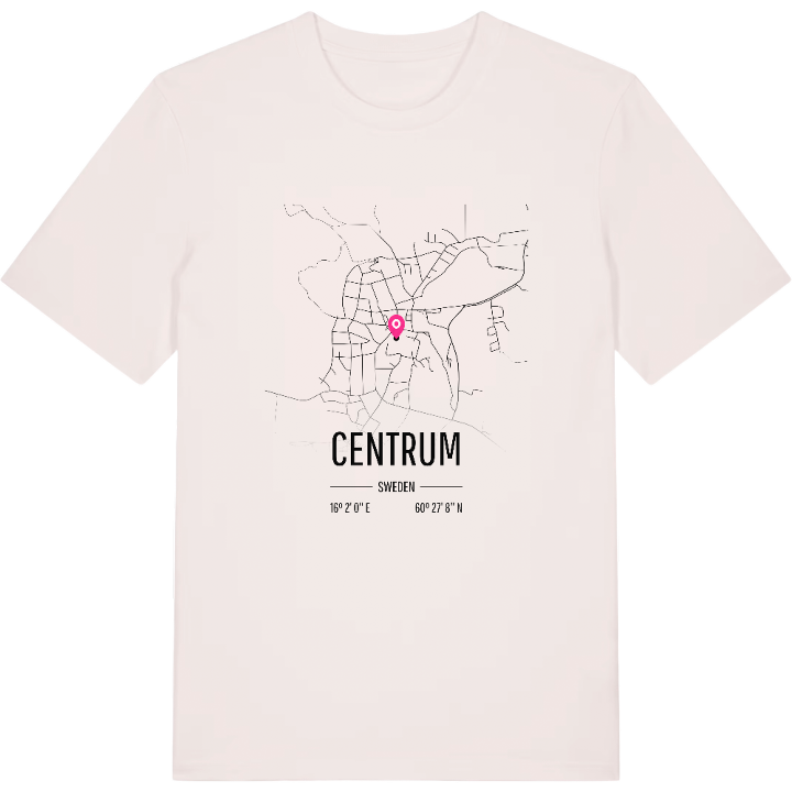 Centrum karta t-shirt – t-shirt från PinShirt