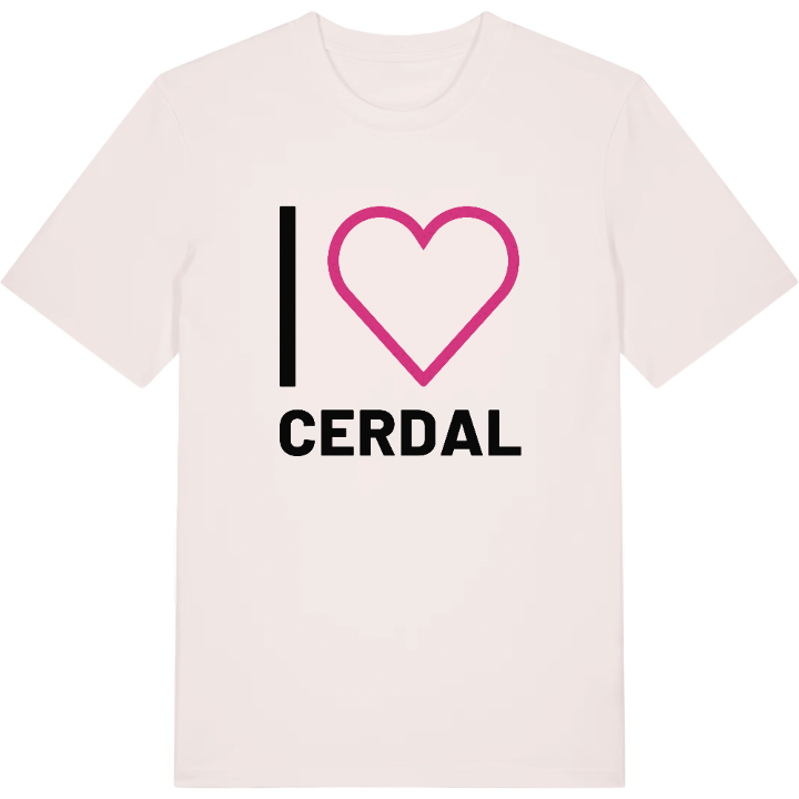 Jag älskar Cerdal t-shirt stort tryck – t-shirt från PinShirt