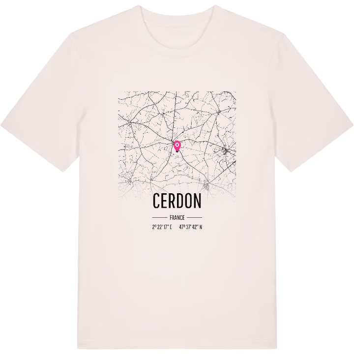 Cerdon karta t-shirt – t-shirt från PinShirt