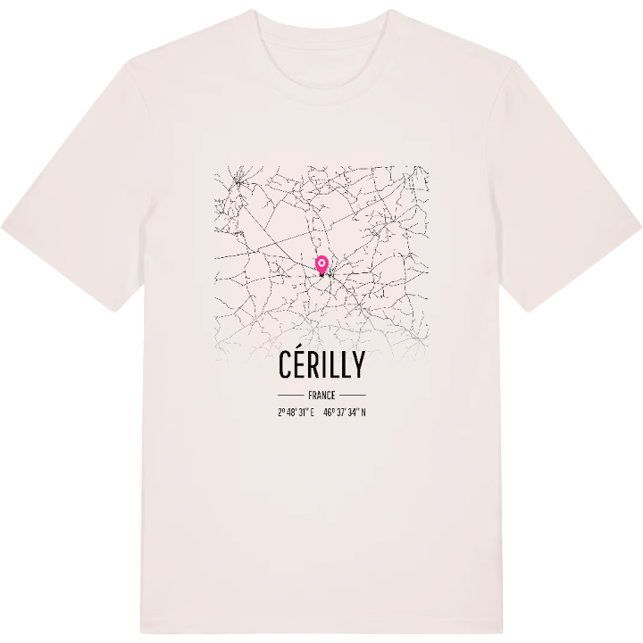 Cérilly karta t-shirt – t-shirt från PinShirt