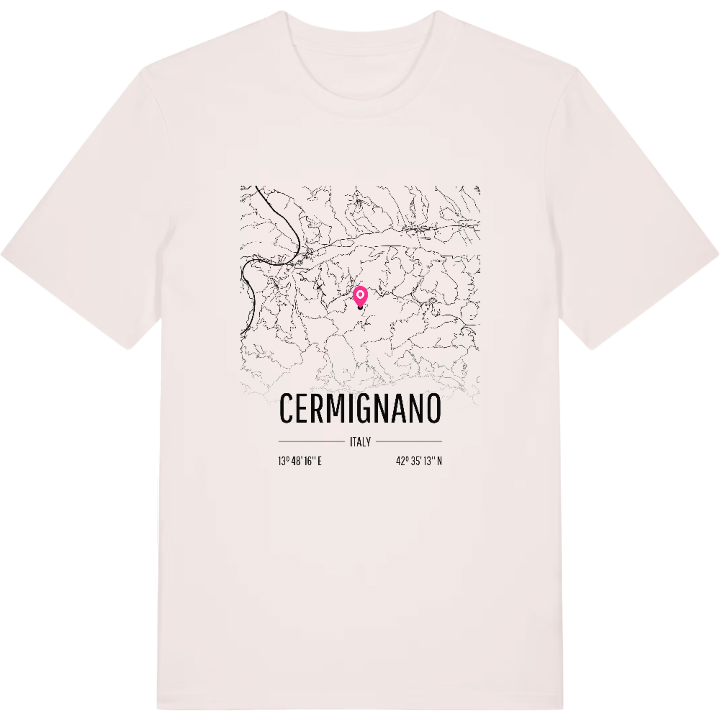 Cermignano karta t-shirt – t-shirt från PinShirt