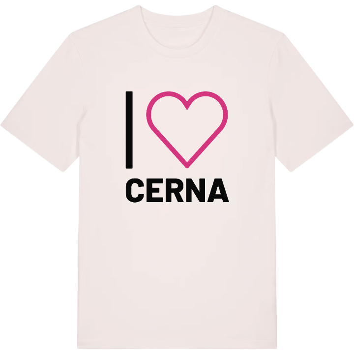 Jag älskar Cerna t-shirt stort tryck – t-shirt från PinShirt