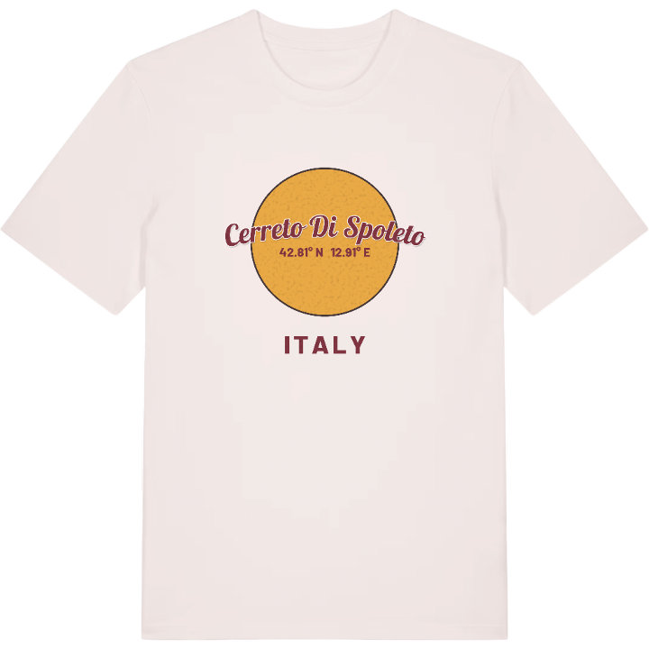 Cerreto di Spoleto cirkel t-shirt – t-shirt från PinShirt