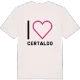 Jag älskar Certaldo t-shirt stort tryck