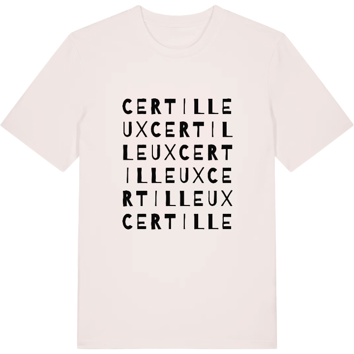 Certilleux ordlek t-shirt – t-shirt från PinShirt