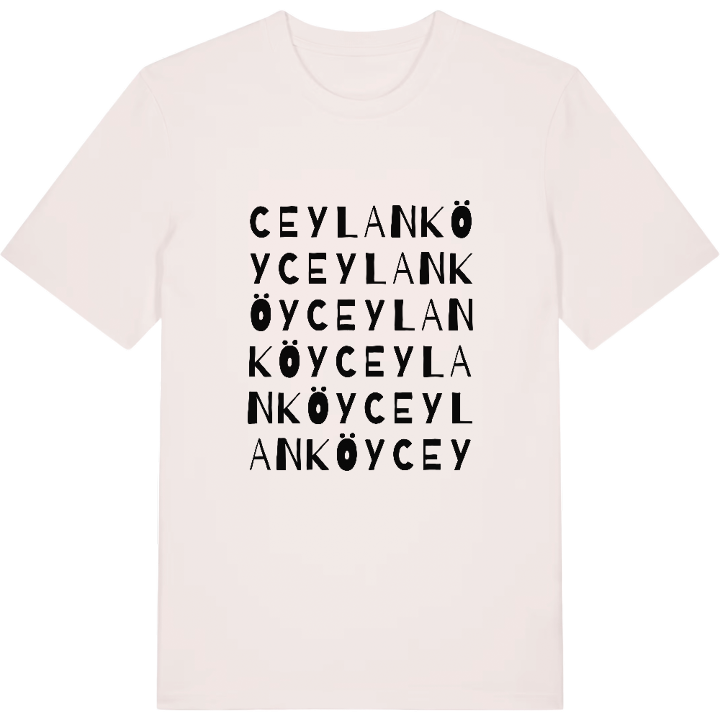 Ceylanköy ordlek t-shirt – t-shirt från PinShirt