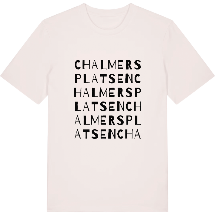 Chalmersplatsen ordlek t-shirt – t-shirt från PinShirt