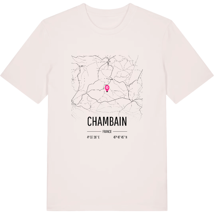 Chambain karta t-shirt – t-shirt från PinShirt