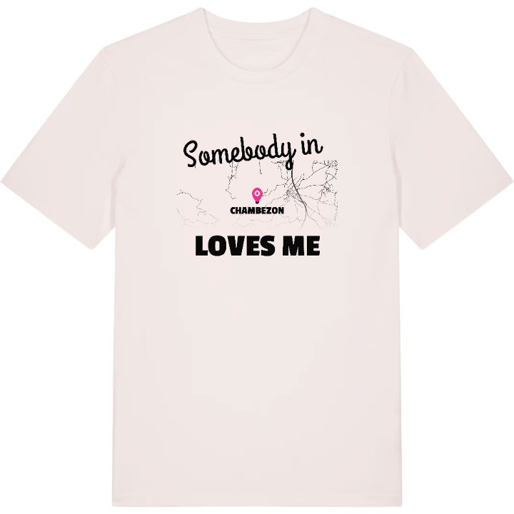 Någon i Chambezon älskar mig t-shirt – t-shirt från PinShirt