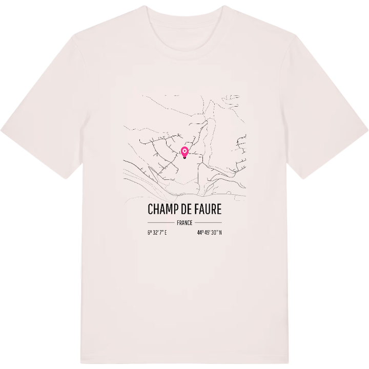 Champ de Faure karta t-shirt – t-shirt från PinShirt