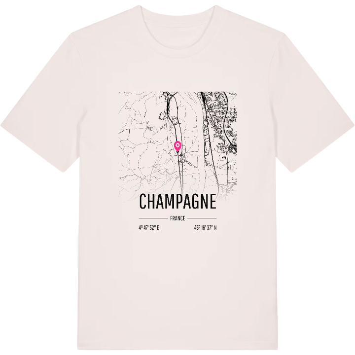 Champagne karta t-shirt – t-shirt från PinShirt