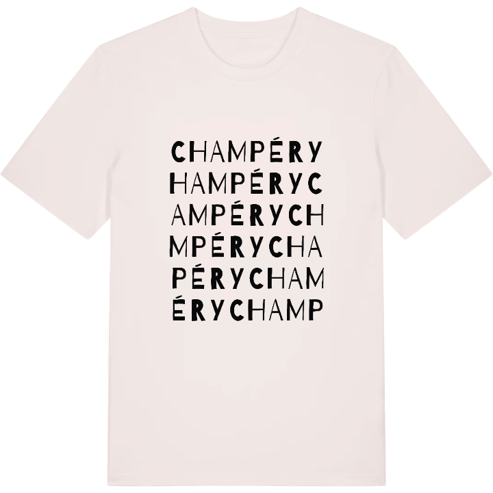 Champéry ordlek t-shirt – t-shirt från PinShirt