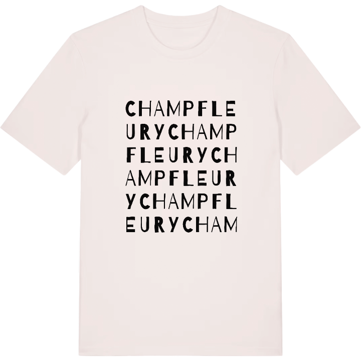 Champfleury ordlek t-shirt – t-shirt från PinShirt