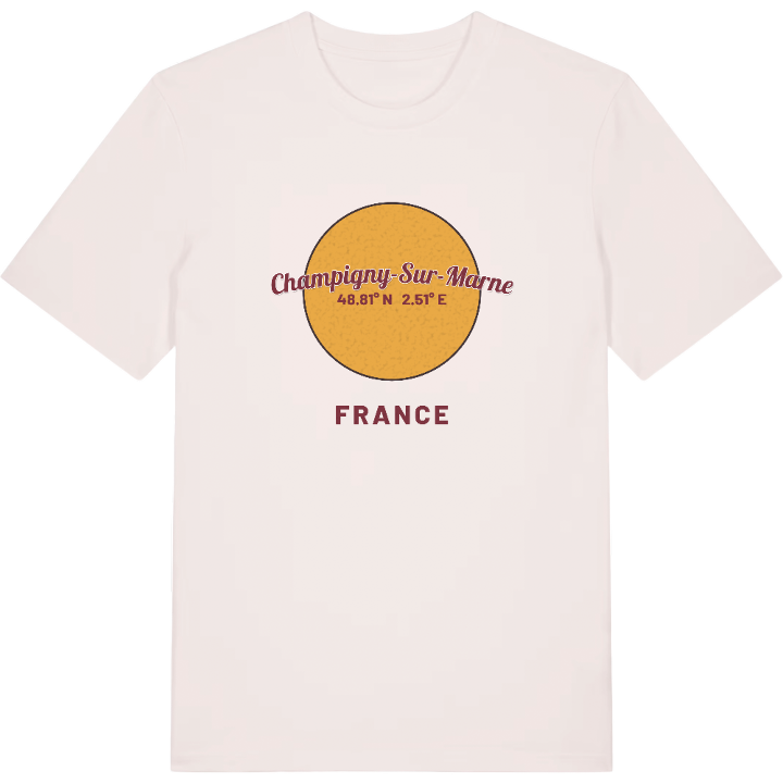 Champigny-sur-Marne cirkel t-shirt – t-shirt från PinShirt