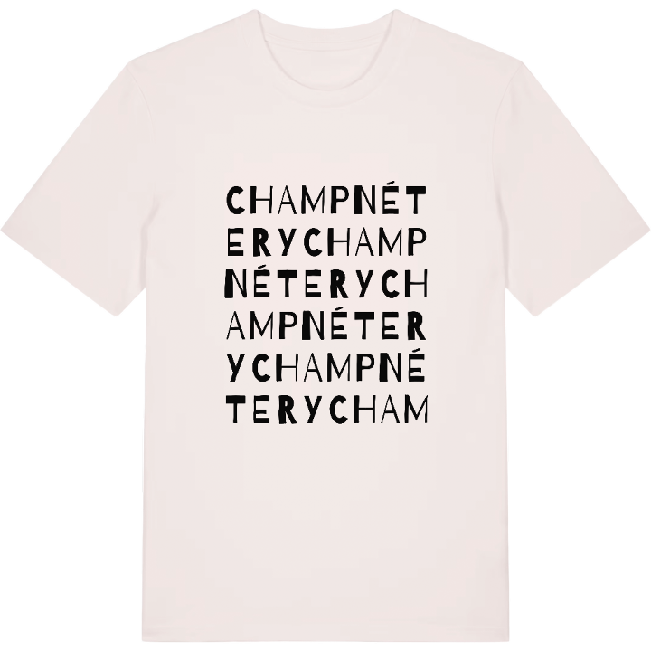 Champnétery ordlek t-shirt – t-shirt från PinShirt