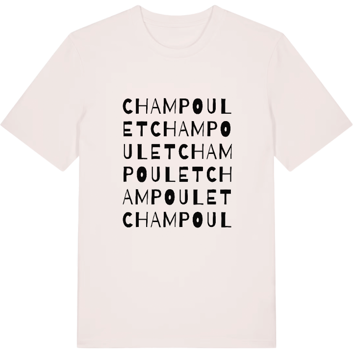 Champoulet ordlek t-shirt – t-shirt från PinShirt