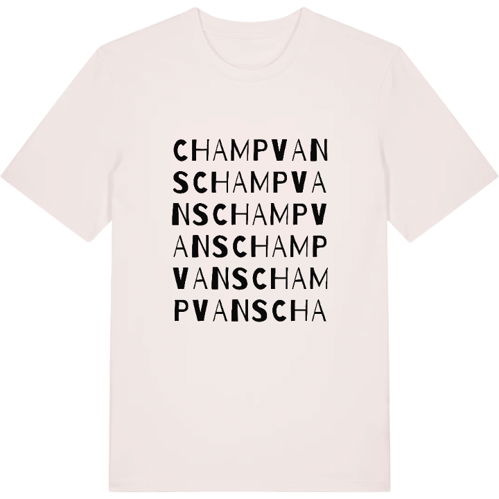 Champvans ordlek t-shirt – t-shirt från PinShirt