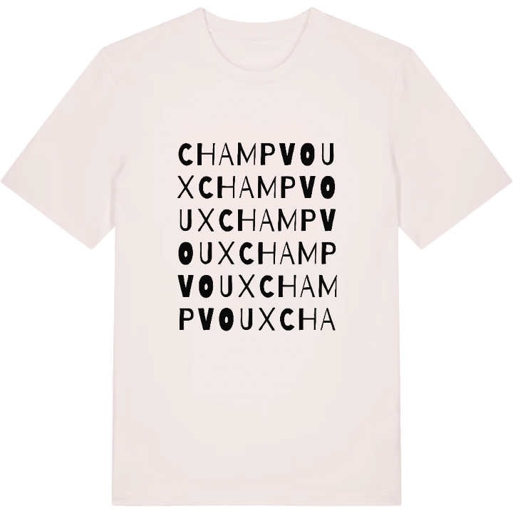 Champvoux ordlek t-shirt – t-shirt från PinShirt