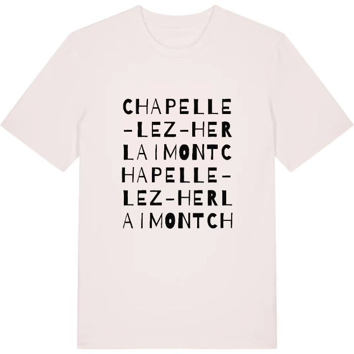Chapelle-lez-Herlaimont ordlek t-shirt – t-shirt från PinShirt