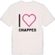 Jag älskar Chappes t-shirt stort tryck