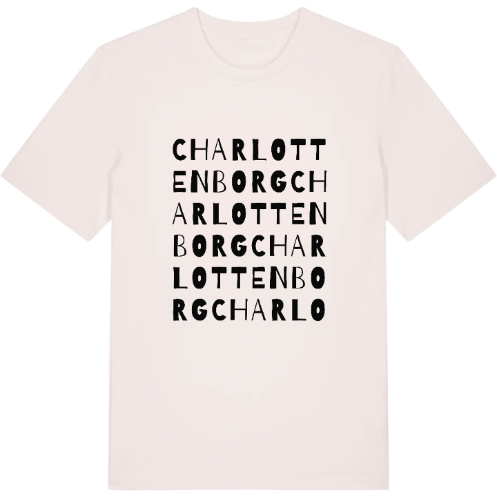 Charlottenborg ordlek t-shirt – t-shirt från PinShirt
