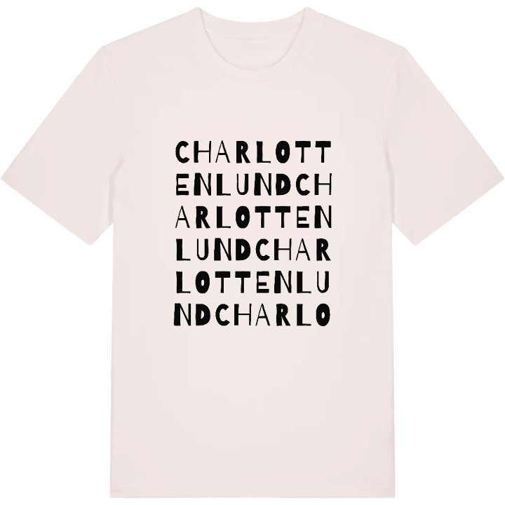 Charlottenlund ordlek t-shirt – t-shirt från PinShirt
