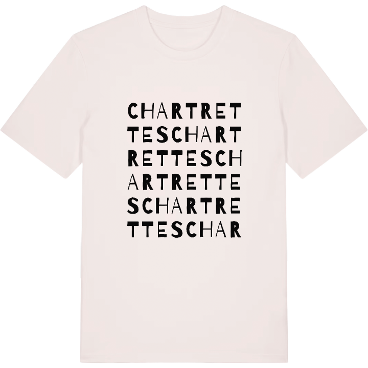 Chartrettes ordlek t-shirt – t-shirt från PinShirt