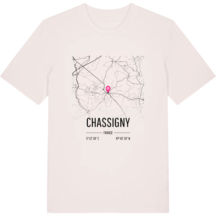 Chassigny karta t-shirt – t-shirt från PinShirt