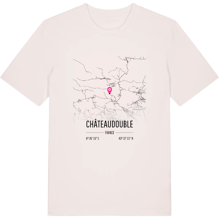 Châteaudouble karta t-shirt – t-shirt från PinShirt