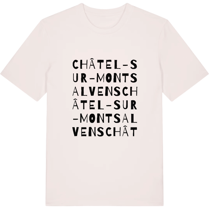 Châtel-sur-Montsalvens ordlek t-shirt – t-shirt från PinShirt