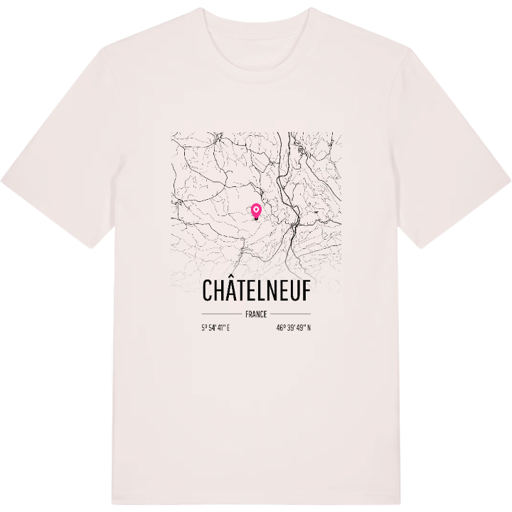 Châtelneuf karta t-shirt – t-shirt från PinShirt