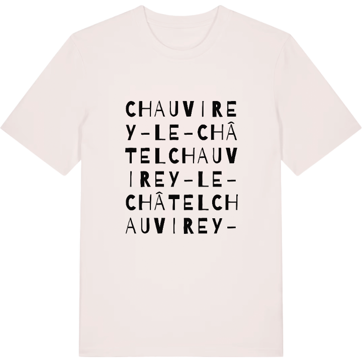 Chauvirey-le-Châtel ordlek t-shirt – t-shirt från PinShirt