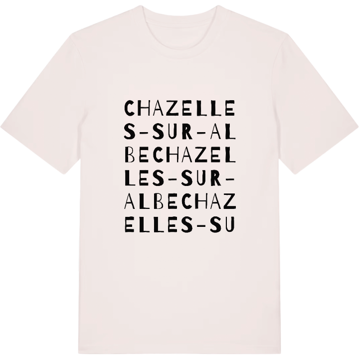 Chazelles-sur-Albe ordlek t-shirt – t-shirt från PinShirt