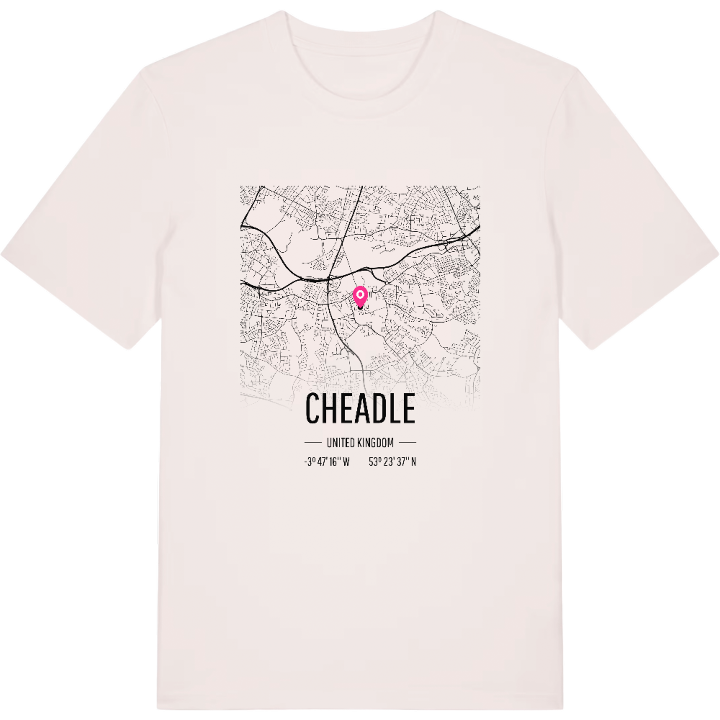 Cheadle karta t-shirt – t-shirt från PinShirt
