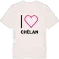 Jag älskar Chélan t-shirt stort tryck