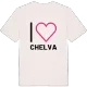 Jag älskar Chelva t-shirt stort tryck