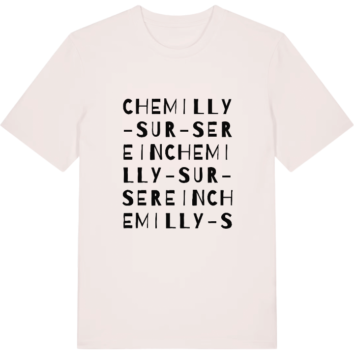 Chemilly-sur-Serein ordlek t-shirt – t-shirt från PinShirt