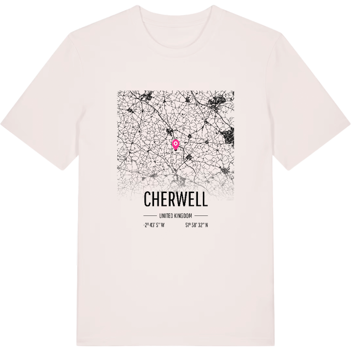 Cherwell karta t-shirt – t-shirt från PinShirt