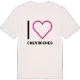 Jag älskar Chevroches t-shirt stort tryck