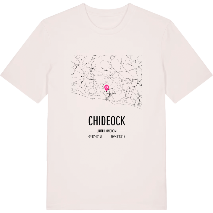 Chideock karta t-shirt – t-shirt från PinShirt