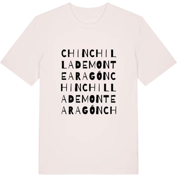 Chinchilla de Montearagón ordlek t-shirt – t-shirt från PinShirt