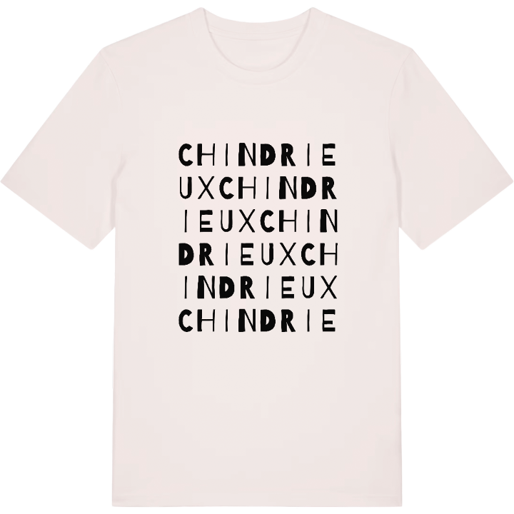 Chindrieux ordlek t-shirt – t-shirt från PinShirt