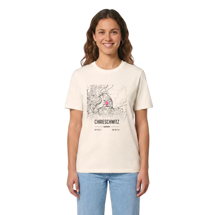 Chrieschwitz karta t-shirt – t-shirt från PinShirt