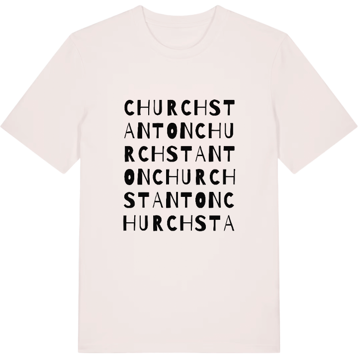 Churchstanton ordlek t-shirt – t-shirt från PinShirt