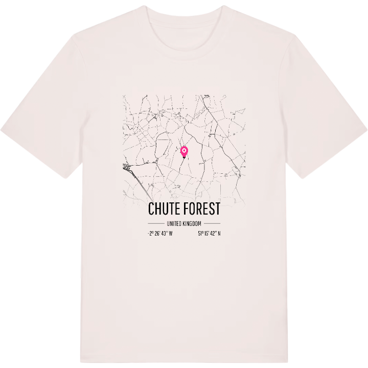 Chute Forest karta t-shirt – t-shirt från PinShirt