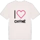 Jag älskar Chýně t-shirt stort tryck