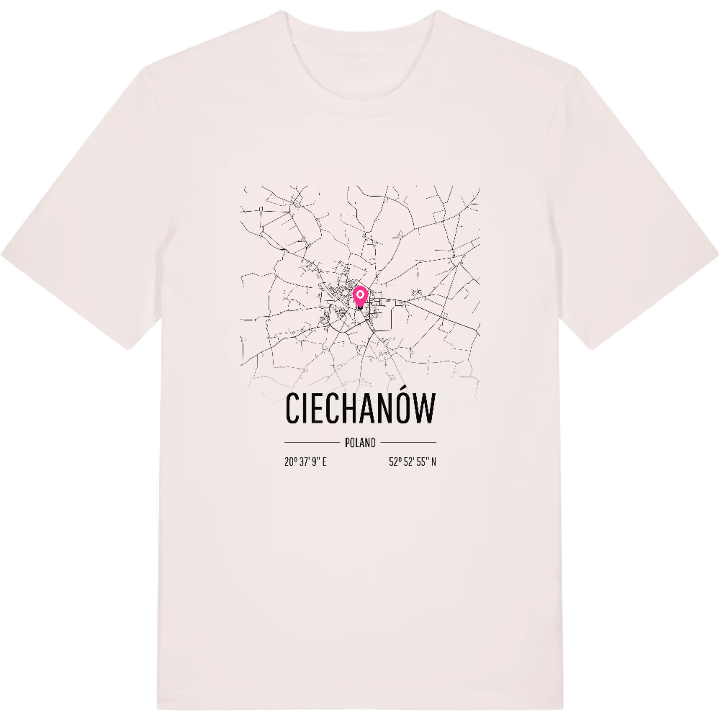 Ciechanów karta t-shirt – t-shirt från PinShirt