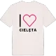 Jag älskar Cielęta t-shirt stort tryck